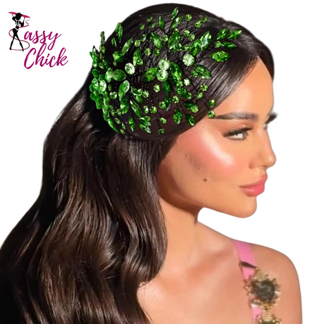 Wedding Rhinestone Party Banquet Hair Accessories Sassy Chick Logo