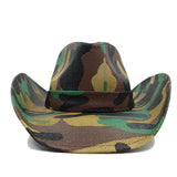 Western Style Straw Hats for Men camouflage  