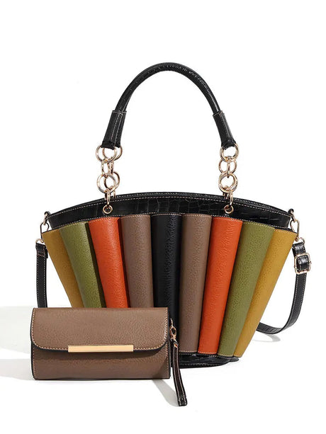 Woman Large Capacity Leather Purse Handbags