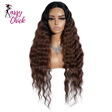 Women 30 inches Long Deep Body Wavy Synthetic Wigs Sassy Chick Logo