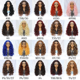 Collection of Women Curly Afro Lace 24Inch Latisha Synthetic Wig