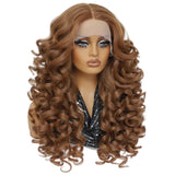 Women Curly Afro Lace 24Inch Latisha Synthetic Wig
