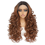 Women Curly Afro Lace 24Inch Latisha Synthetic Wig