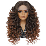Women Curly Afro Lace 24Inch Latisha Synthetic Wig