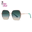 Women Fashion Nylon Lens UV400 Metal Frame Sunglasses Sassy Chick Logo