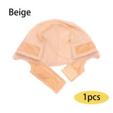 Beige Women Lace Wig Adjustable Grip Cap