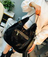 Women Leather Soft Slouchy Shoulder Bag