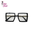 black clear lens glasses sassy chick logo