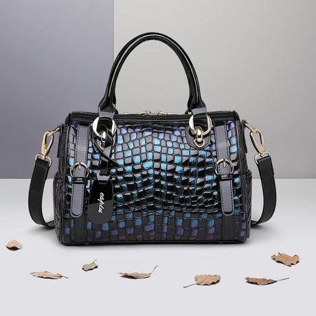 Blue Women's Large Capacity Shoulder Messenger Bags