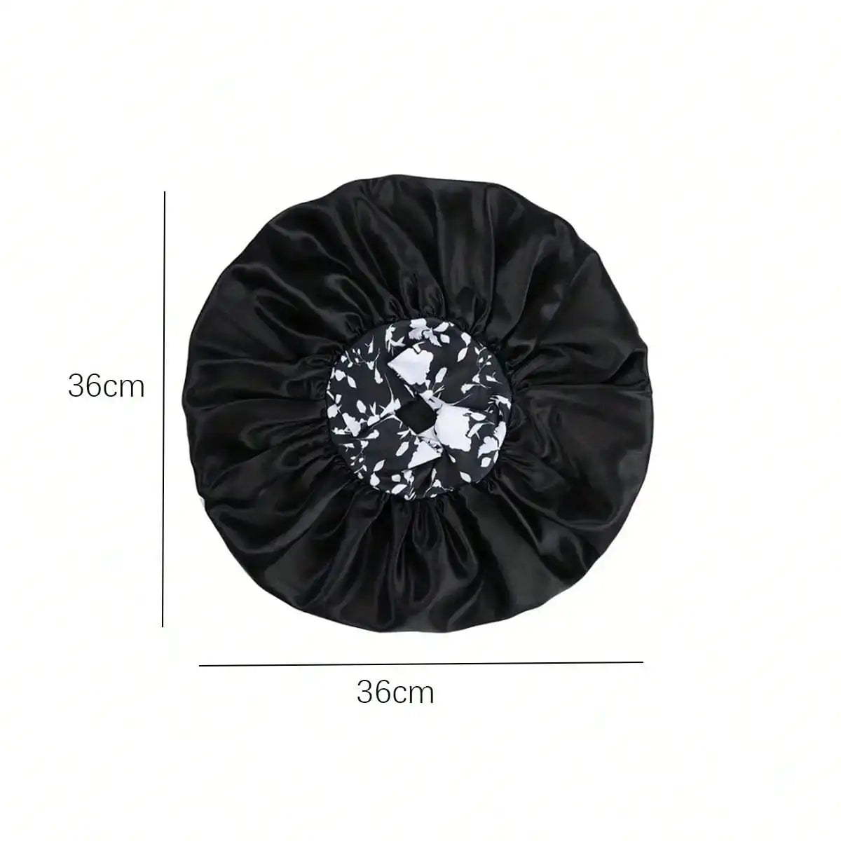 Size of Women's Satin Elastic Wide Band Sleep Cap