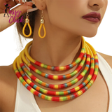 Woven Choker Jewelry Set Sassy Chick Logo
