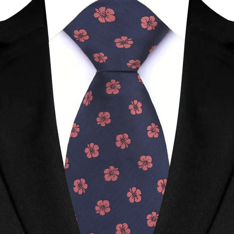 Black Yellow Blue Green Polka Dot Flower 8cm Classic Business Necktie