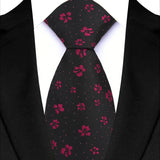 Yellow Blue Green Polka Dot Flower 8cm Classic Business Necktie