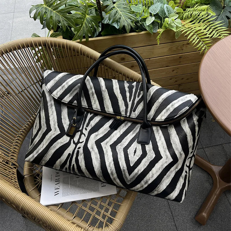 Zebra Print Handbag size