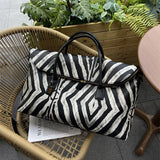 Zebra Print Handbag size