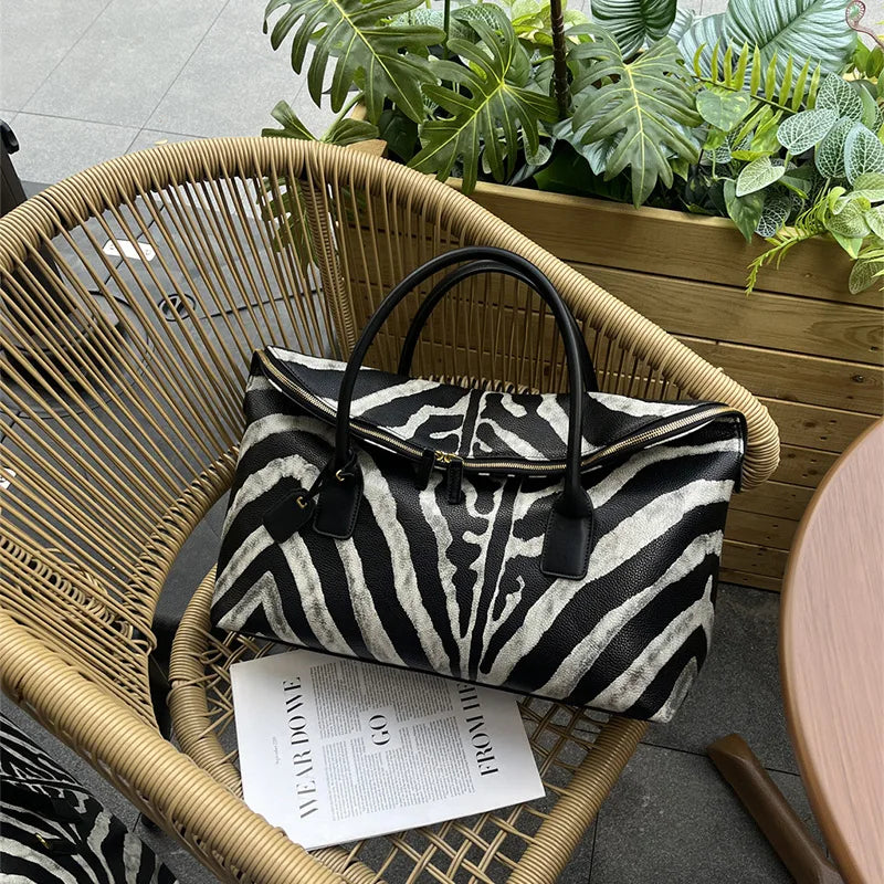 Zebra Print Handbag