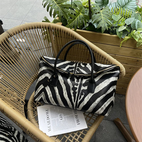 Zebra Print Handbag
