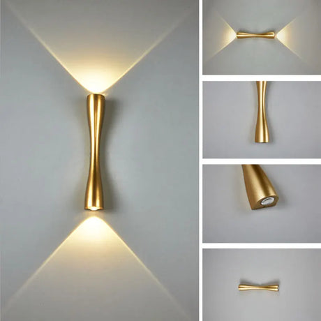 Modern minimalist IP66 waterproof outdoor wall lamp with Nordic design