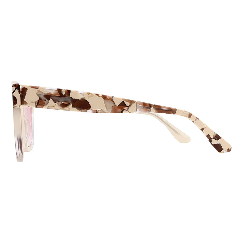 Luxury cat eye sunglasses women acetate frame UV400 lenses