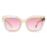 Luxury cat eye sunglasses women acetate frame UV400 lenses