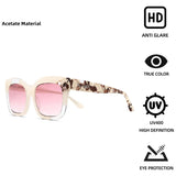 Luxury cat eye sunglasses women acetate frame UV400 lenses