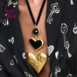 Big Love Heart Collar Choker Necklaces Sassy Chick