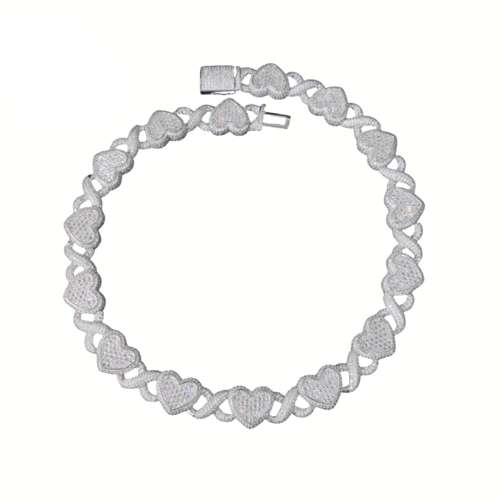 Bling 15mm White Gold Plated Jewelry