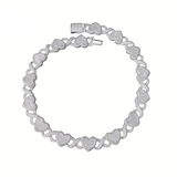 Bling 15mm White Gold Plated Jewelry