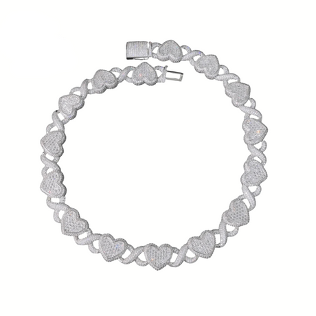 Bling 15mm White Gold Plated Jewelry