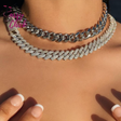 Bling Clustered Rhinestones Necklace Sassy Chick
