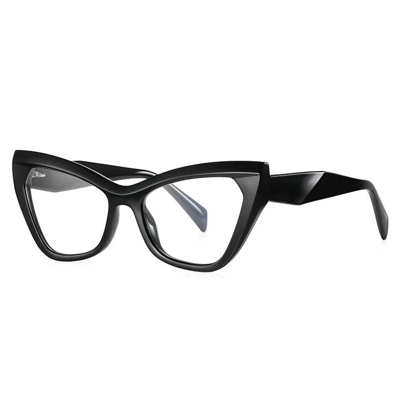 Women’s cat eye blue light blocking prescription eyeglasses frame
