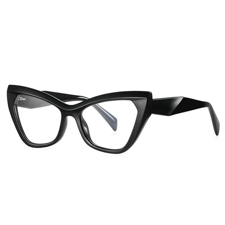 Women’s cat eye blue light blocking prescription eyeglasses frame