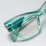 Women’s cat eye blue light blocking prescription eyeglasses frame