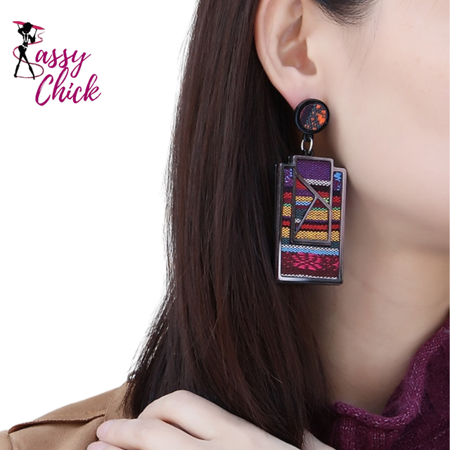 Bohemian Ethnic Colorful Earring Sassy Chick