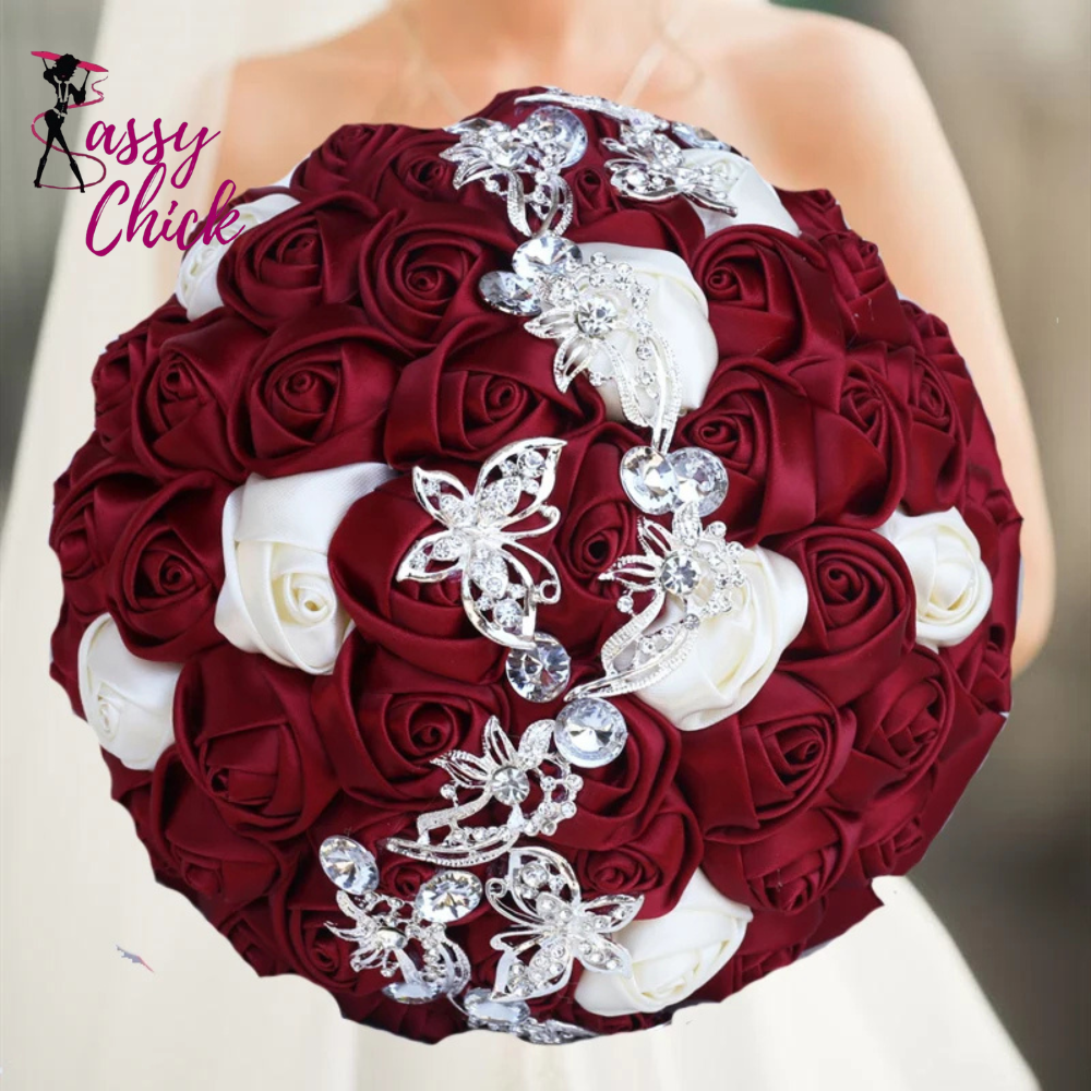 Brooch Rhinestone Bridal Bouquets Sassy Chick