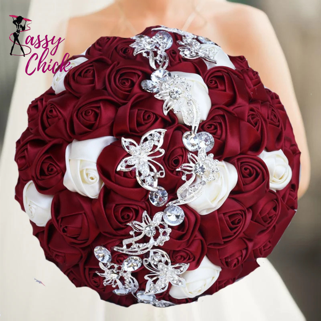 Brooch Rhinestone Bridal Bouquets Sassy Chick