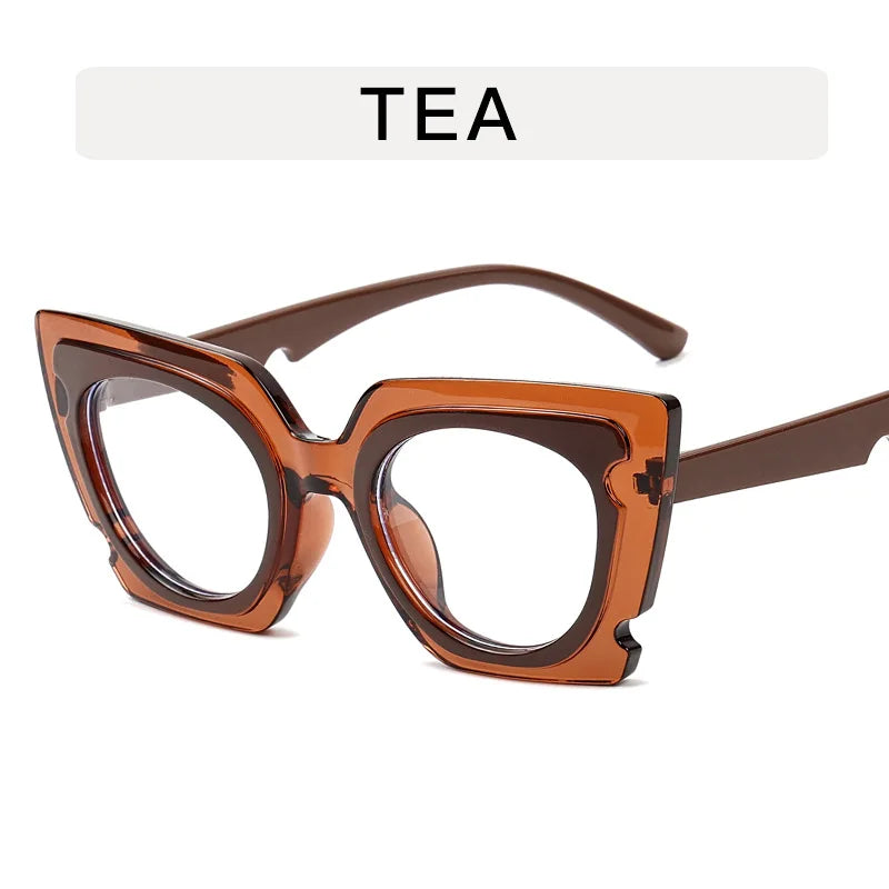 Women's cat eye blue light glasses