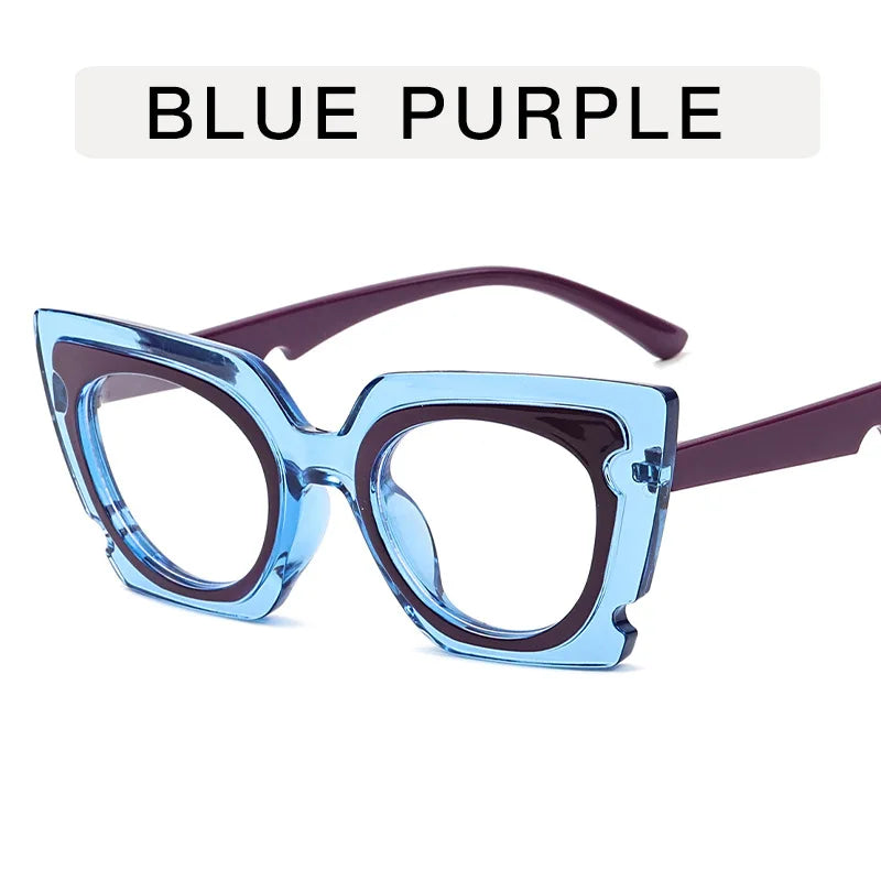 Women's cat eye blue light glasses