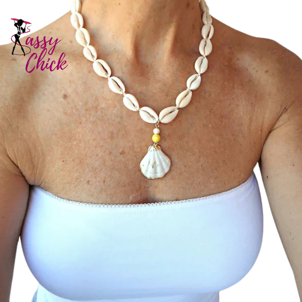 Charm Rope Chain Handmade Shell Choker Sassy Chick