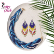 Classic Glass Multi Layer Rice Beads Ethnic Necklace Sassy Chick