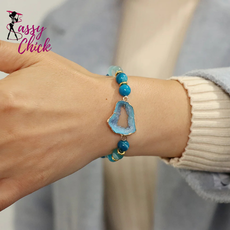 Crystal Stone Beaded Bracelets Sassy Chick
