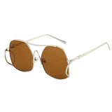 Women’s Double Bridge Pilot Sunglasses | Luxury Style