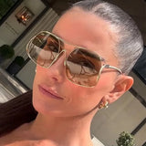 Women’s Double Bridge Pilot Sunglasses | Luxury Style