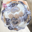 Elegant Bridal Holding Flower Bouquet Sassy Chick
