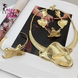 Italian Gold Plated Jewelry Set Sassy Chick