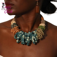 Girl Trendy Exaggerated Individual Beaded Necklace Sassy Chick