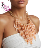 Girl Trendy Vintage Statement Bohemian Necklace  Sasy Chick