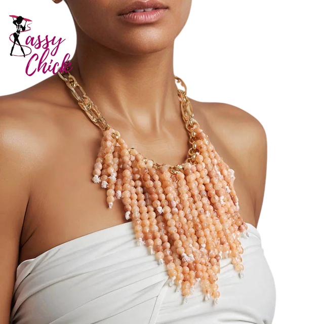 Girl Trendy Vintage Statement Bohemian Necklace  Sasy Chick