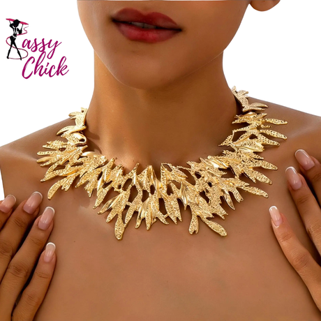 Luxurious Versatile Exaggerated Women's Metal Choker Sassy Chick