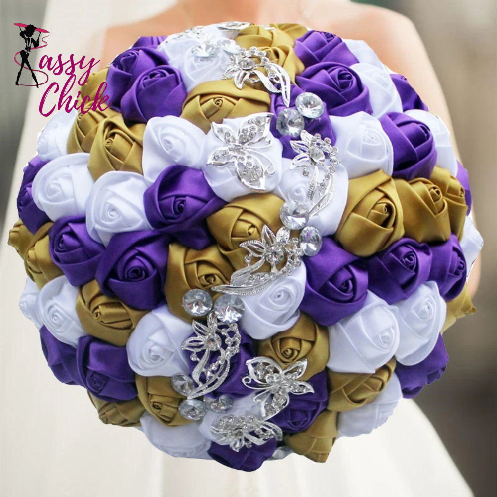 Luxury Rhinestone Handmade Flowers Bouquet Sassy Chick